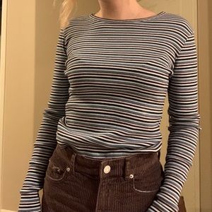 Striped long sleeve Brandy Melville top